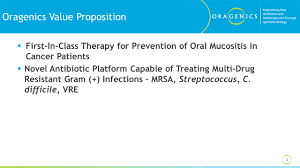 After the clinical trials, joslyn's goals were to look for a. Investor Presentation