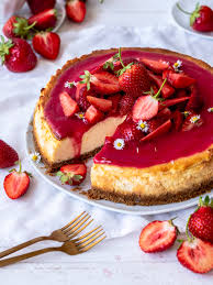Einige zum dekorieren beiseite stellen. Erdbeer Kasekuchen Emma S Lieblingsstucke