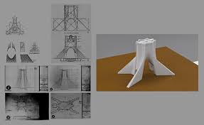 Azadi Tower On Behance Tower Architecture Building Architecture