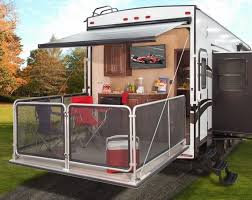Make sure you use hardware strong enough to hold the weight that will be on the u. Fifth Wheel Toy Hauler With Outdoor Kitchen Novocom Top