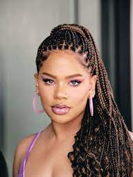 Alissa Ashley On Twitter Box Braids Hairstyles For Black Women Curly Hair Styles Braided Ponytail Hairstyles