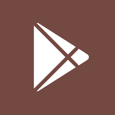 Playstore Icon Dark Brown Ikon Aplikasi Ikon Aplikasi Iphone