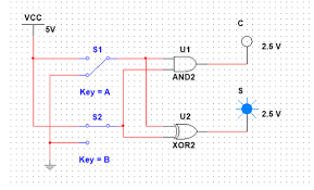 Logic Design Adder Circuits In Multisim Steemit Logic Design Logic Design