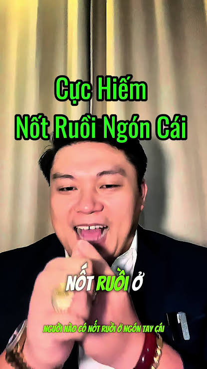 Nốt ruồi bàn tay trái ngón cái phân tích