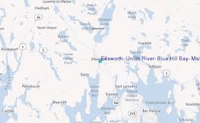 Ellsworth Union River Blue Hill Bay Maine Tide Station