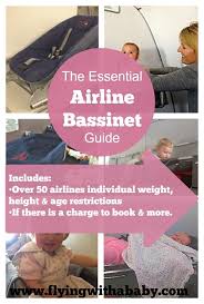 Airplane Bassinet Seats A Guide To Airline Bassinet Seat Restrictions 2020 Flying With A Baby Traveling With Baby Flying With A Toddler