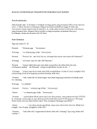 Contoh dialog komunikasi terapeutik pada pasien diare. Contoh Percakapan Perawat Dengan Pasien Di Rumah Sakit Berbagai Contoh