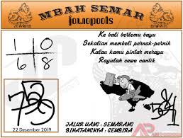 Syair Sgp Mbah Semar 22 Desember 2019 Keluaran Togel