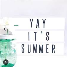 Yay It S Summer Light Box Light Box Quotes Cinema Light Box Quotes Led Light Box