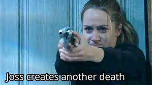 Dex points gun at Brennan on General Hospital