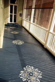 40 Creative Wood Floor Paint Decoration Art Works Painted Wood Floors Painted Porch Floors Porch Paint