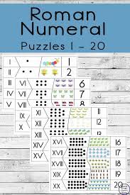 Roman numerals | learn about roman numeralsthis video teaches about roman numerals. Roman Numeral Puzzles Simple Living Creative Learning