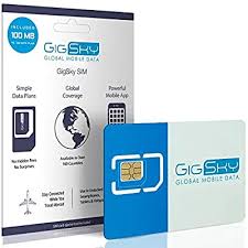 Transatel datasim provides data sim cards which include data plans for various destinations around the world. Buy Gigsky 4g Lte 3g Data Sim Card With Pay As You Go Data Plans For Usa Canada Mexico Europe Asia Middle East And Africa For Unlocked Iphone Ipad Android Phones Hotspots And