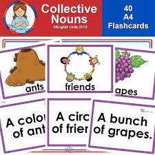 Flashcards A4 Collective Nouns English Unite Collective Nouns Flashcards Nouns