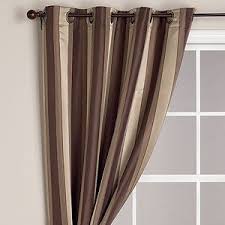 Brown Imperial Striped Grommet Curtains New Bedroom Design Curtains Living Room Home