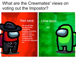 Red Was The Impostor Amongus