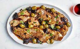 Pork Marbella Recipe Epicurious Com Pork Dishes Pork Recipes Pork Tenderloin Recipes