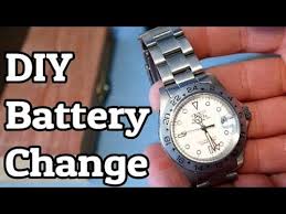 How To Replace Watch Battery In Invicta Divers Watch Date Master Gmt