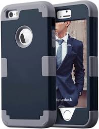 When turned on, all data on the device is erased after 10 failed passcode attempts. Buy Iphone Se Iphone 5s 5 Case Bentoben Shockproof 3 In 1 Case For Iphone Se 5s 5 Navy Blue Dark Gray Online In Poland B01dm4ru0i