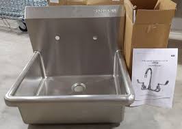 nos sani lav wall mount sink with