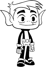 Você gosta de teen titans go? Desenho De Mutano Dos Teen Titans Go Para Colorir