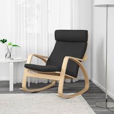 And that soft bounce that turns you into a a chair shouldn't be a tool that binds and holds the sitter. Poang Hillared Anthracite Rocking Chair Width 68 Cm Seat 50 Cm Ikea