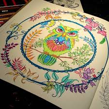 Secret garden coloring book by johanna basford coloring_by_andri the first book that has been completely colored, i use. Best Of Enchanted Forest Coloring Book Finished Pages Sugar And Spice