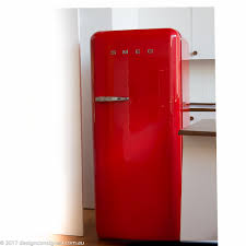 smeg retro red fridge  design consigned