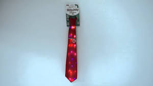 Holly Jolly Singing Light Up Christmas Tie By Chantilly Lane Youtube