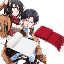 Maybe you would like to learn more about one of these? Milky Way Anime Attack On Titan Mikasa Ackerman Red Scarf Eren Jager White Scarf Shingeki No Kyojin Tassels Scarves Cosplay Boys Costume Accessories Aliexpress