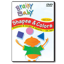 Amazon Com Brainy Baby Shapes Colors Dvd Rainbows Circles And Squares Classic Edition Brainy Baby Movies Tv