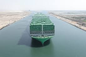 The vast container ship that was blocking the canal for six days has been freed and is moving north to an anchor point, the suez canal . Photos World S Largest Containership Transits Suez Canal