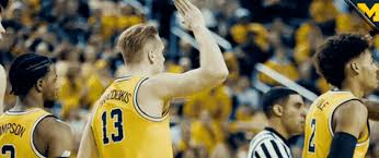 Share the best gifs now >>>. Go Blue College Basketball Gif By Michigan Athletics