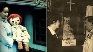 Annabelle doll in rocking chair. Annabelle Missing The Real Doll Has Not Escaped From Warren Museum Ign