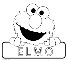 Elmo, the furry red monster, is still a darling because of his funny antics and falsetto voice. Elmo Coloring Pages Coloring Pages Ideas