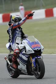 Catalunya Esp Spanish Native Jorge Lorenzo Celebrates His Victory On His Factory Yamaha Motogp