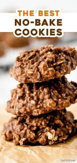 The Best No Bake Cookies Recipe Easy No Bake Cookies No Bake Cookies Baking Recipes Cookies