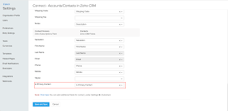 Want to contact zoho mail support over telephone or email? How Do I Make A Contact From Zoho Crm As The Primary Contact For A Customer