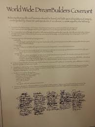 World Wide Dream Builders Covenant Diamond Signatures Worldwide Dream Builders The Covenant Dream Board