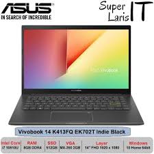 Series yang merupakan pabrikan vivo juga adalah vivo y series. Jual Laptop Asus Vivobook 14 K413fq I7 10510u 8gb 512gb Mx350 14inch W10 Online Maret 2021 Blibli
