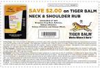 Tiger balm coupon