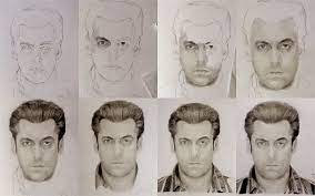How To Draw Salman Khan Step By Step How To Draw Graphite Drawings Drawings Portrait Sketches