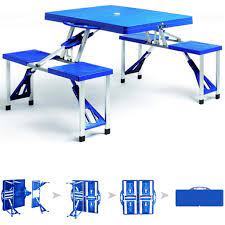 Immer die günstigsten preise hier bestellen. Deuba Alu Campingtisch Mit 4 Stuhlen Klappbar Kaufland De