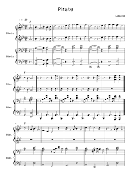 Pirate Kasalla 4 Handig Sheet Music For Piano Piano Duo Musescore Com