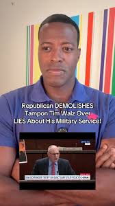 Republican DEMOLISHES Tampon Tim Walz Over LIES About His Military Service! 