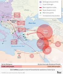 The Syrian Refugee Crisis Explained In One Map Refugee