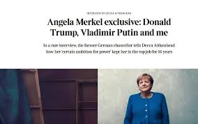 S p r i n t e r on X: "There will be no purely military solution to the  conflict in Ukraine – Merkel in an interview with The Times The former
