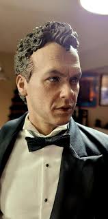 These are going to look nice together once properly displayed. I only wish  the they were the exact same in terms of mixed media materials and Superman  had a lighter expression to