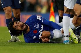 Everton and portugal midfielder andré gomes suffered a fracture dislocation of the ankle at goodison park against tottenham. Gomes Suffers Horror Ankle Injury As Everton Deny Tottenham Cgtn