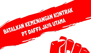 Check spelling or type a new query. Batalkan Kemenangan Kontrak Kerja Pt Daffa Jaya Utama Serbuk Indonesia Berani Berjuang Pasti Menang